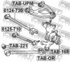 FEBEST TAB-UPM Control Arm-/Trailing Arm Bush